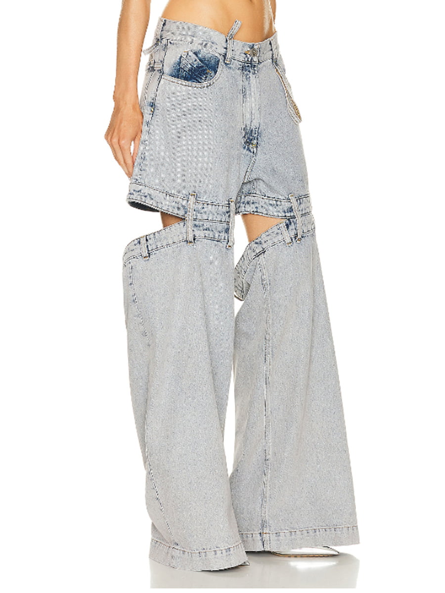 custom womens denim pants