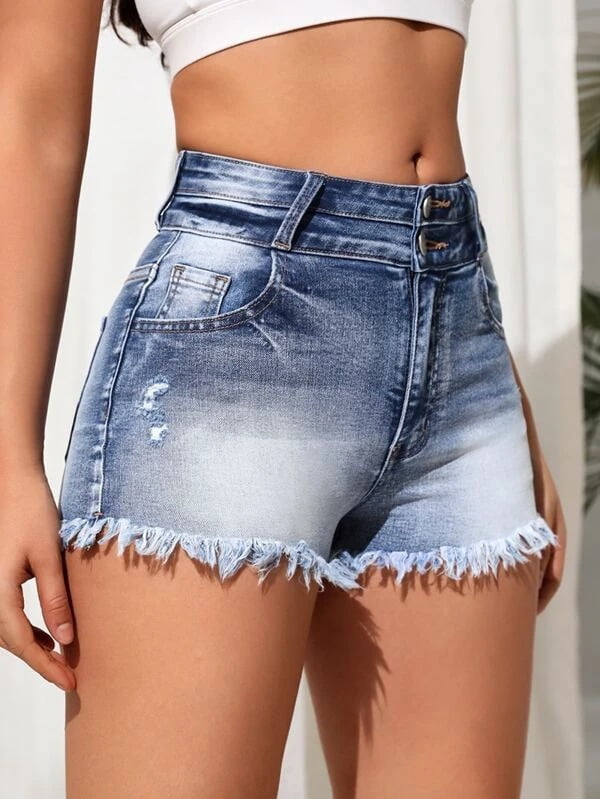 Denim shorts for women