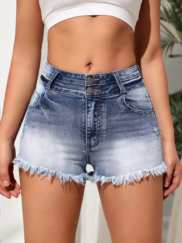 Denim shorts for women