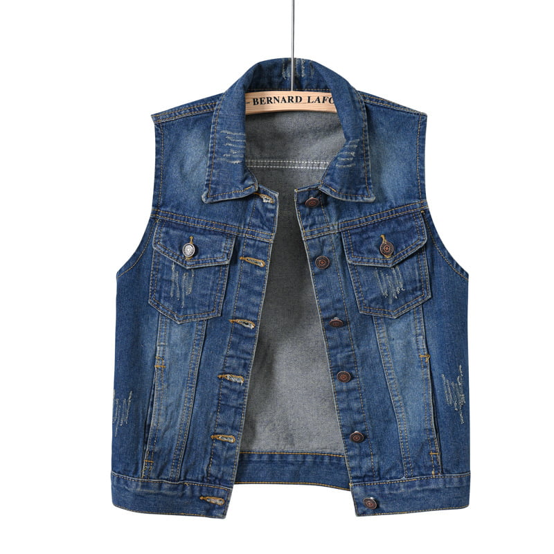 custom denim vests womens