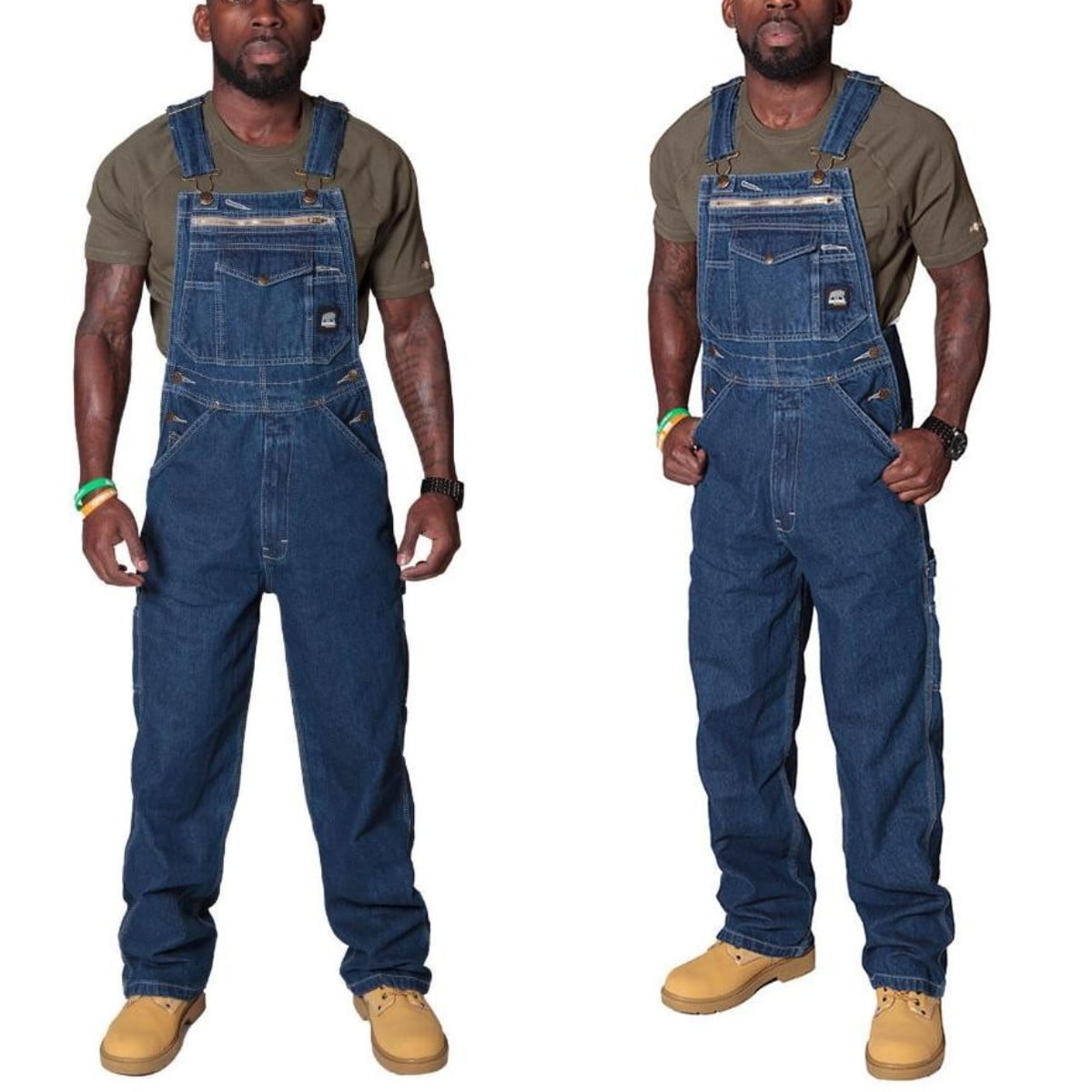 custom denim overalls