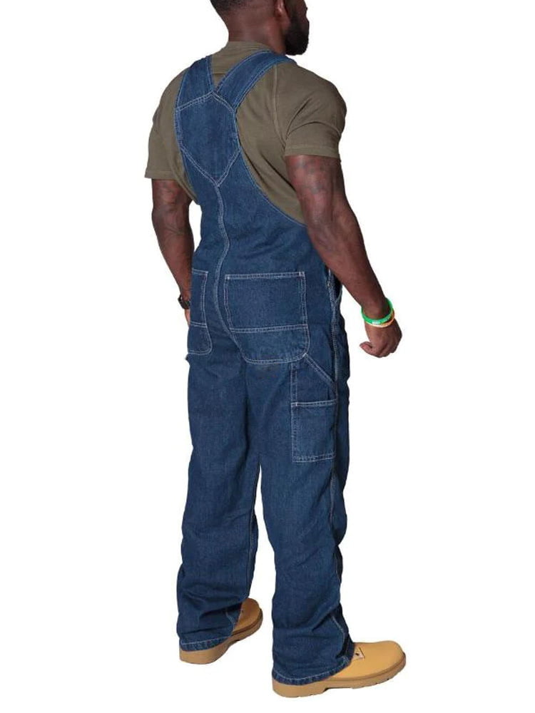 custom denim overalls