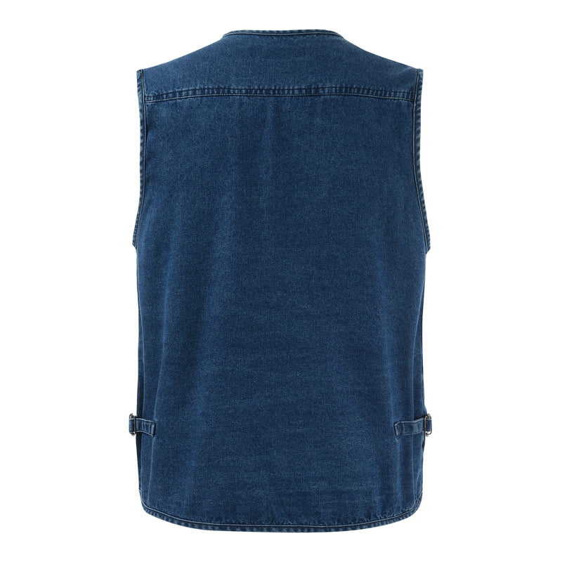 custom denim vests men