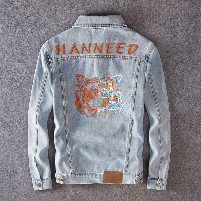 custom mens denim jackets