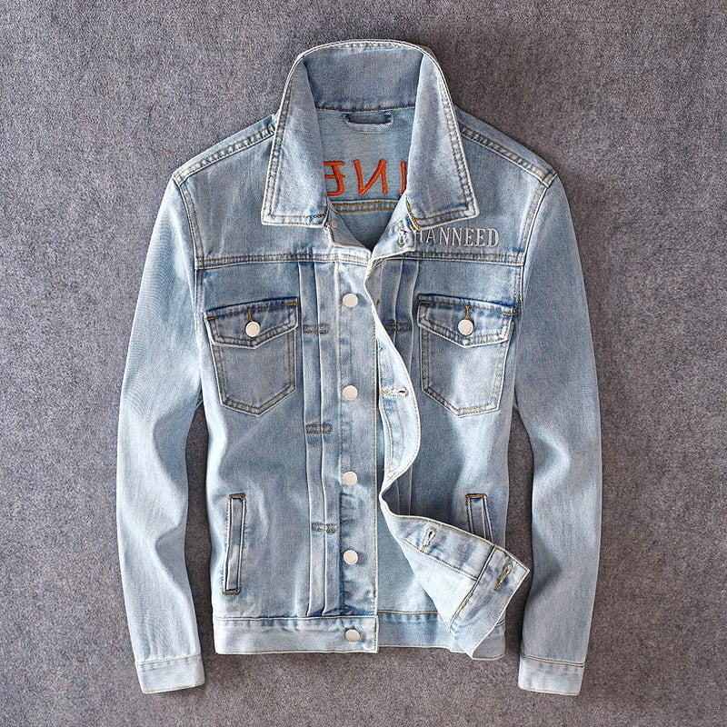 custom mens denim jackets