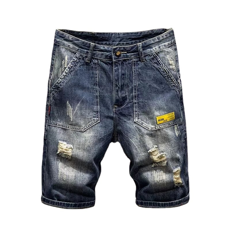 custom men's denim shorts